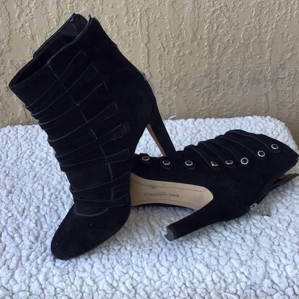 Elegant Black Women's Ankle Boots - Picture 7 of 7
